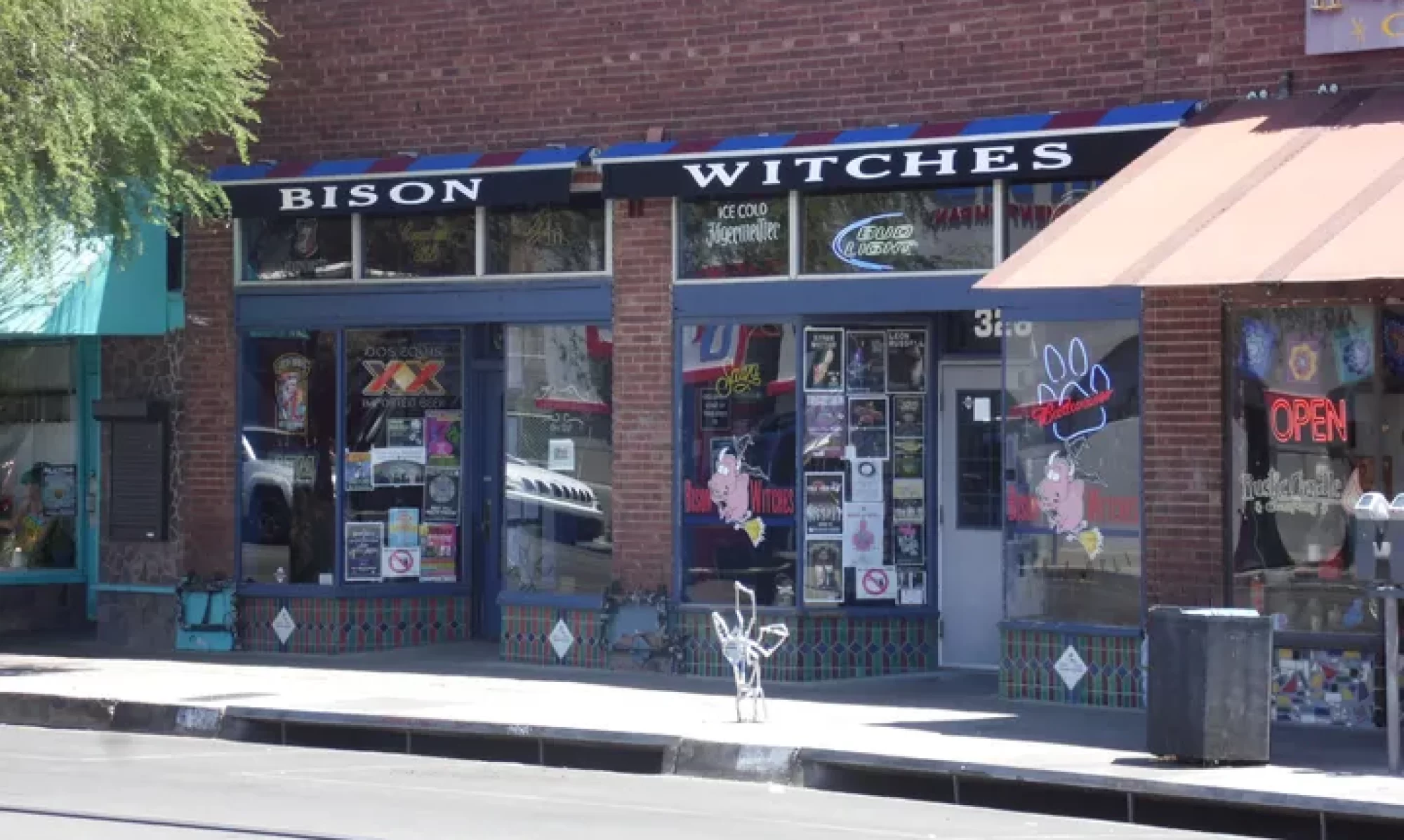 Bison Witches Bar & Deli from the street