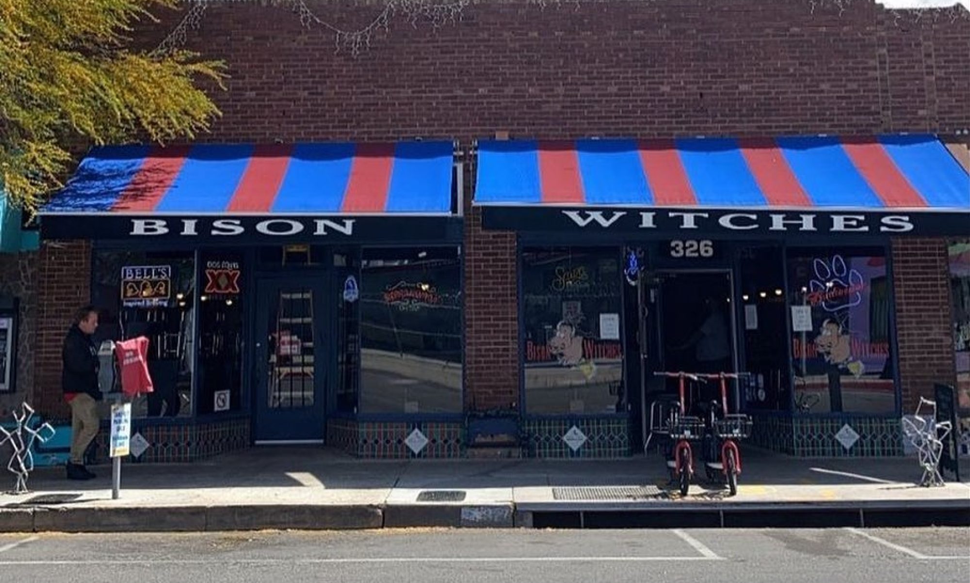 Bison Witches Bar & Deli from the street